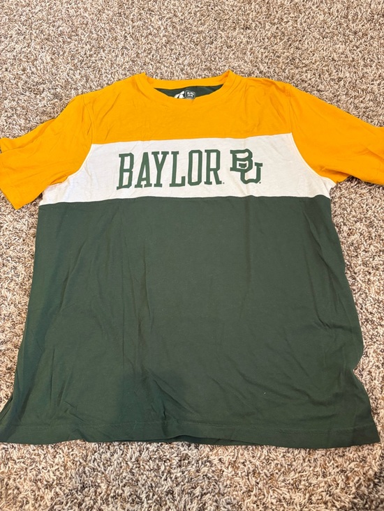 Russell Athletic Other - Baylor BU Colorblock Tee - Gold, White & Dark Green - X-Large
